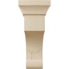 Ekena Millwork 2 1/2"W x 4"D x 6"H Small Gomez Wood Bracket, Rubberwood BKTW02X04X06GORW